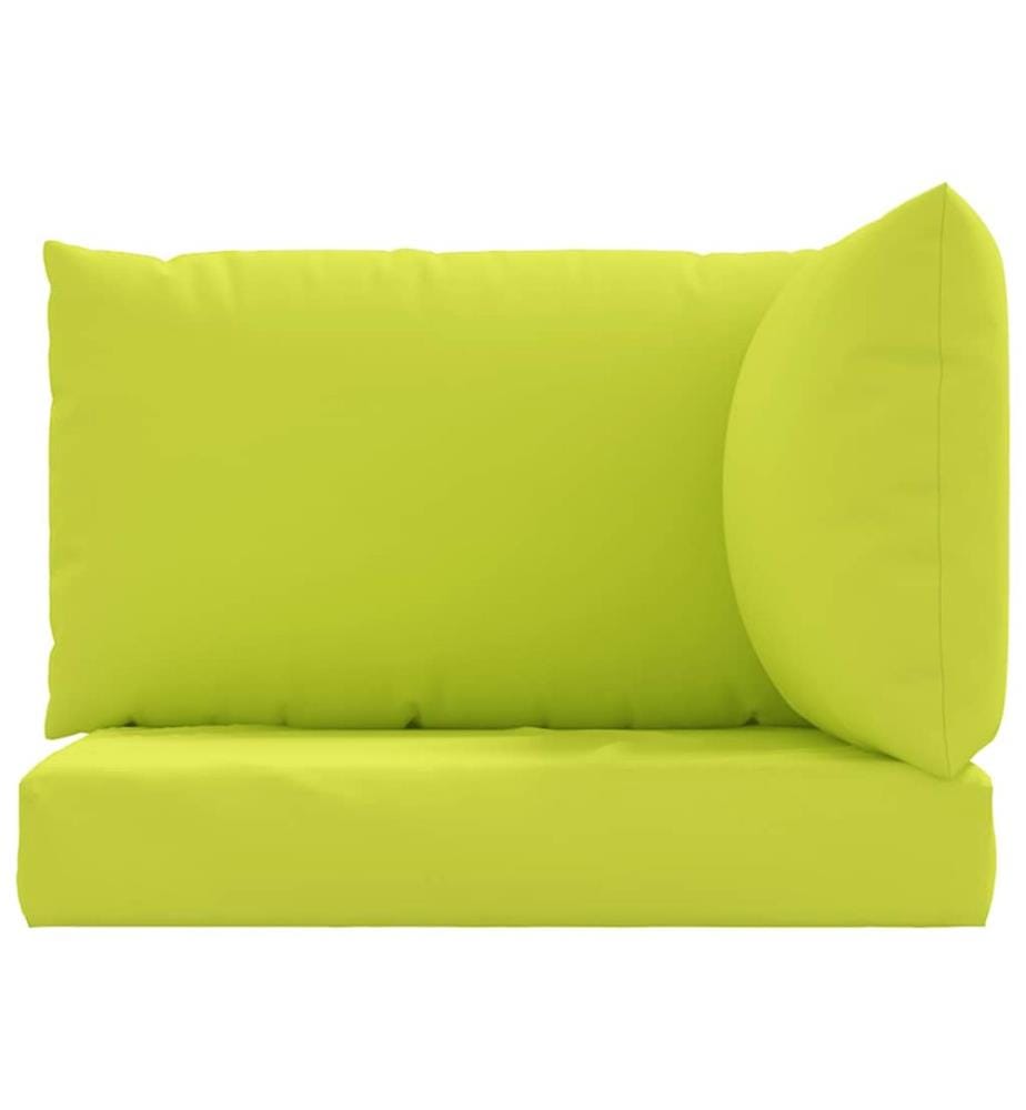 Coussins de palette lot de 3 vert vif tissu oxford