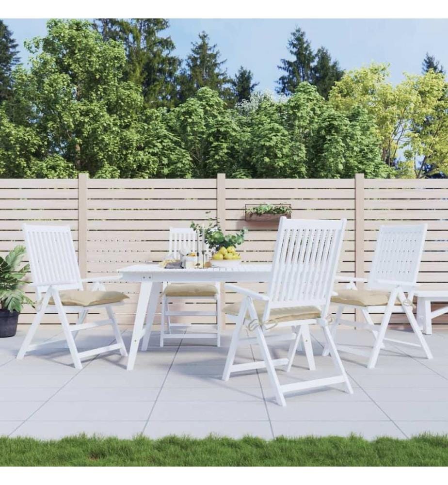 Palettenkissen 4 Stk. Beige 50x50x7 cm Oxford-Gewebe