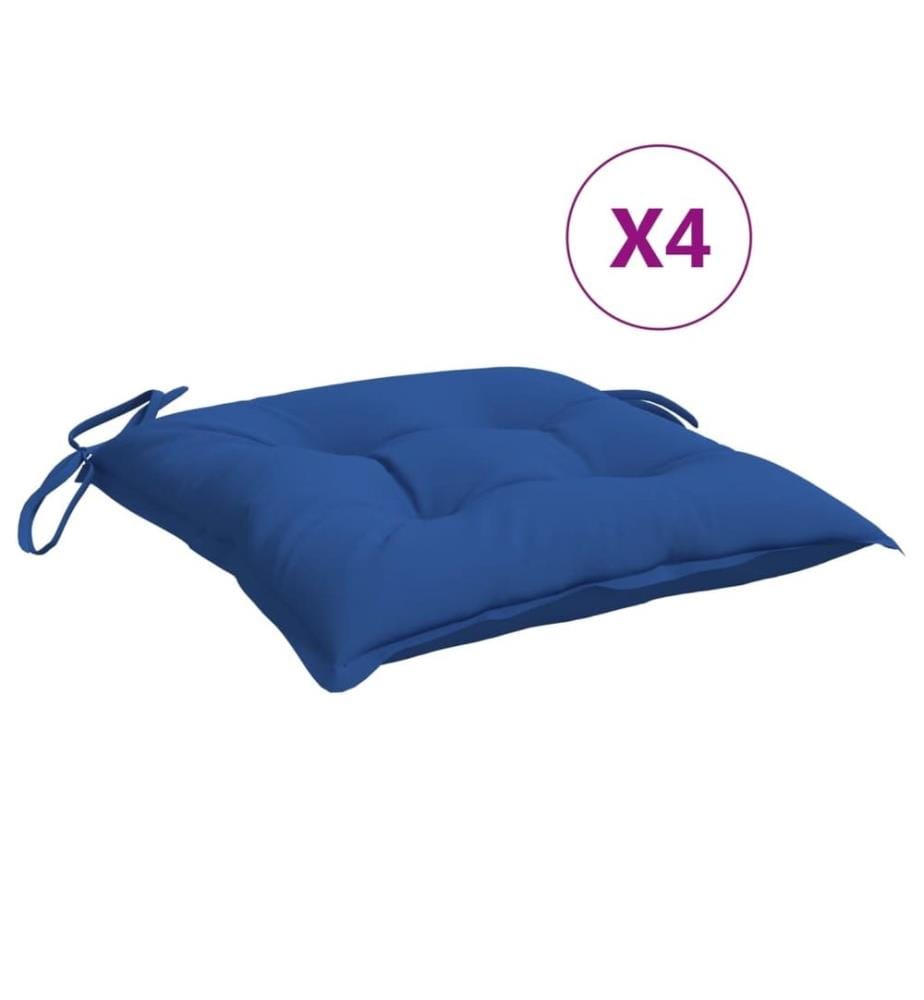 Palettenkissen 4 Stk. Blau 50x50x7 cm Oxford-Gewebe