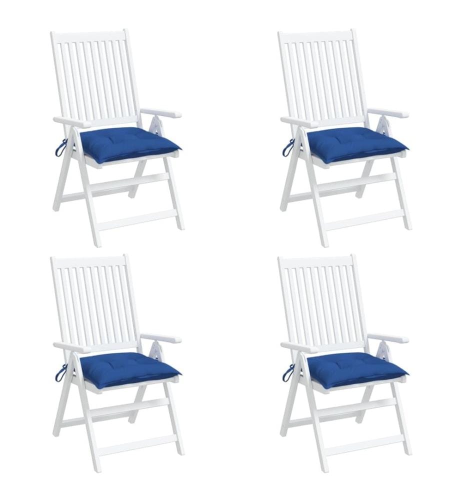 Palettenkissen 4 Stk. Blau 50x50x7 cm Oxford-Gewebe