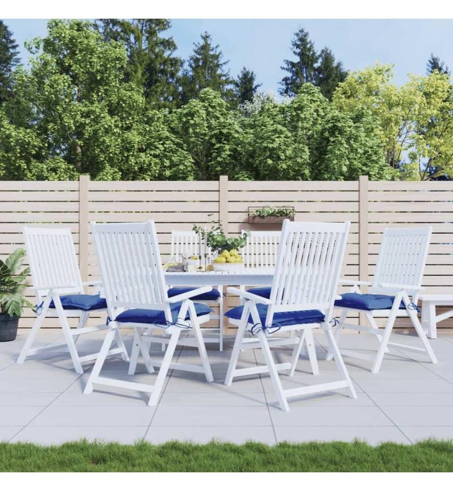 Palettenkissen 6 Stk. Blau 50x50x7 cm Oxford-Gewebe