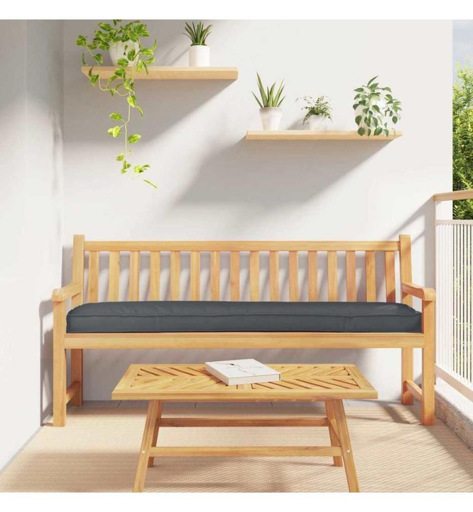 Set de coussins de palette 2 pcs Anthracite 180 x 40 x 8 cm