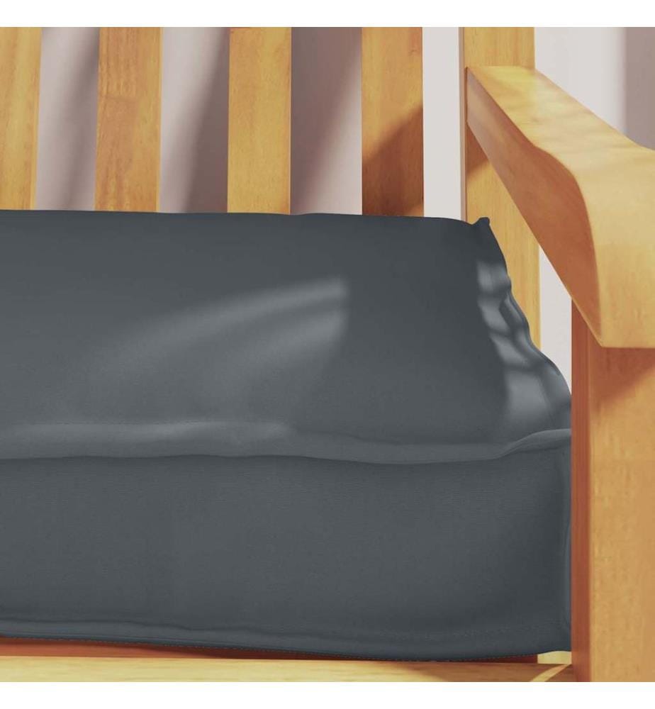 Set de coussins de palette 2 pcs Anthracite 180 x 40 x 8 cm