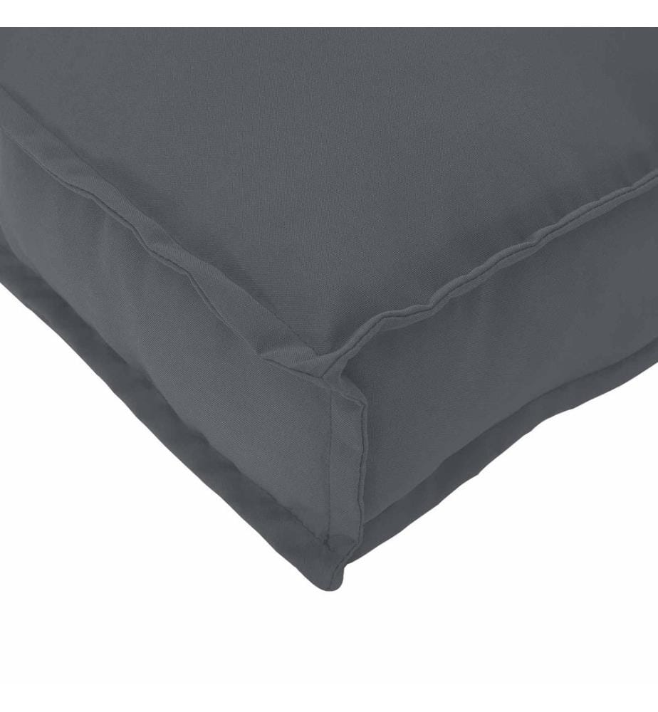 Set de coussins de palette 2 pcs Anthracite Tissu Oxford