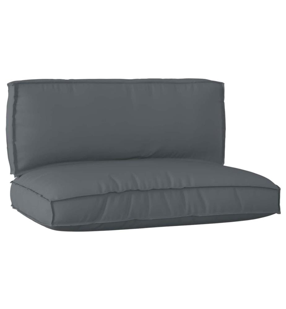 Palettenkissenset 2 pcs Anthrazit Oxford-Stoff