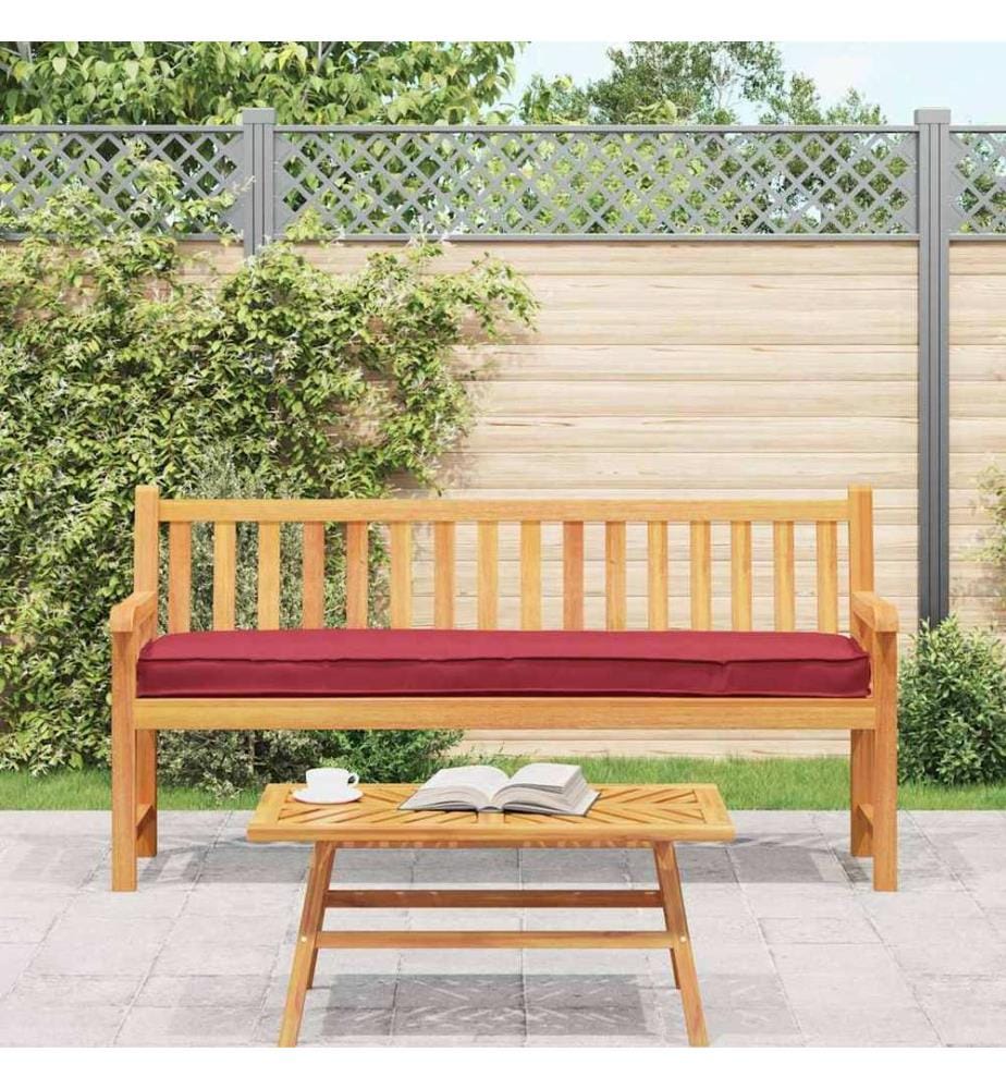 Set de coussins de palette 2 pcs Bordeaux 200 x 40 x 8 cm
