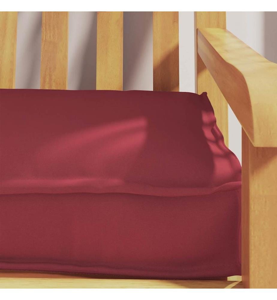 Set de coussins de palette 2 pcs Bordeaux 200 x 40 x 8 cm