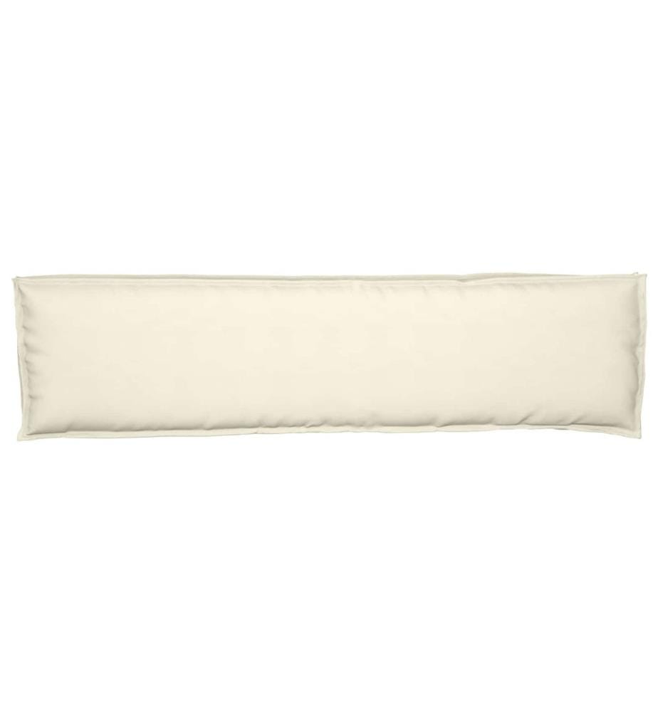 Set de coussins de palette 2 pcs Crème 150 x 40 x 8 cm