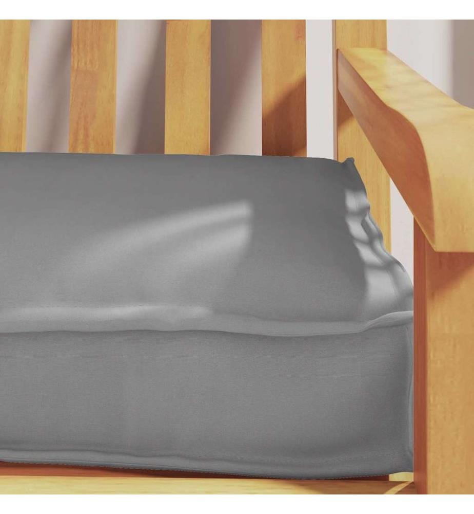 Set de coussins de palette 2 pcs Gris 180 x 40 x 8 cm