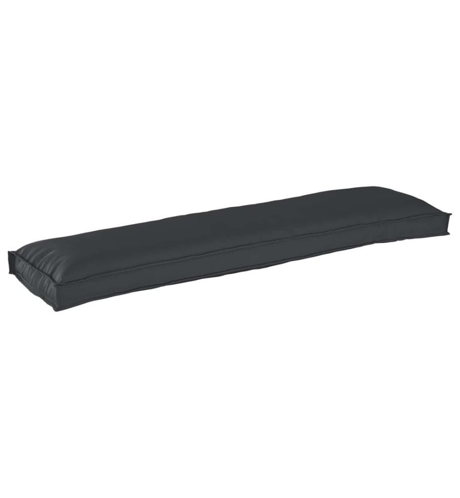 Palettenkissenset 2 pcs Schwarz 150 x 40 x 8 cm Oxford-Stoff