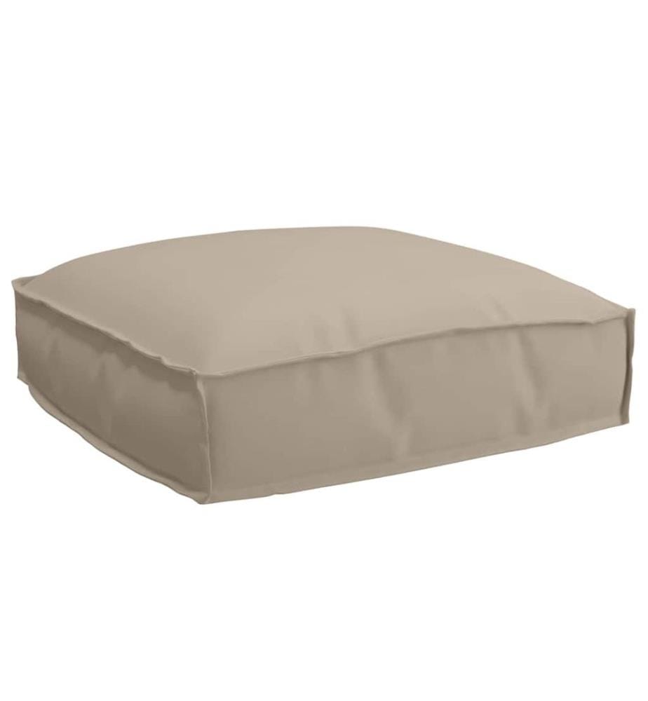 Set de coussins de palette 2 pcs Taupe Tissu Oxford