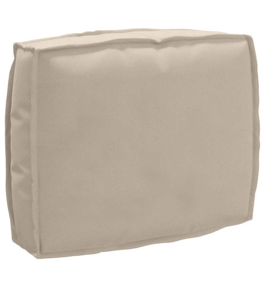 Set de coussins de palette 2 pcs Taupe Tissu Oxford