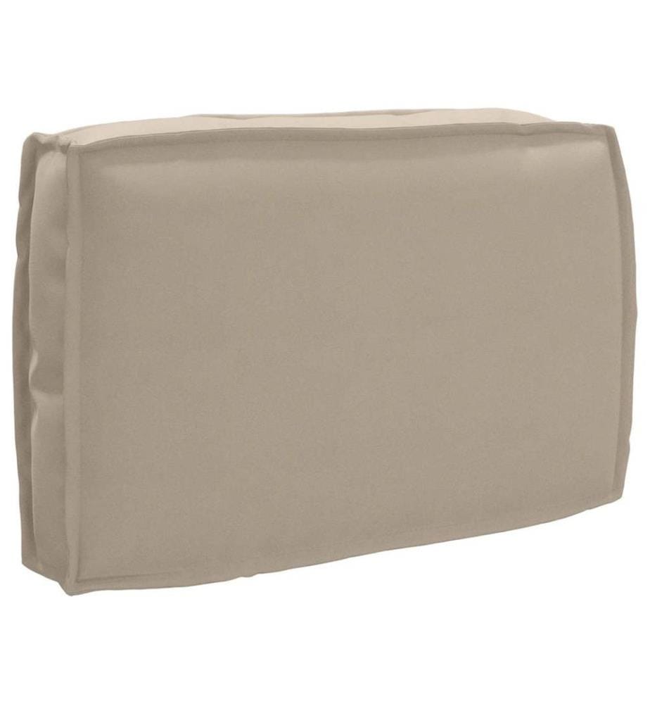 Set de coussins de palette 2 pcs Taupe Tissu Oxford