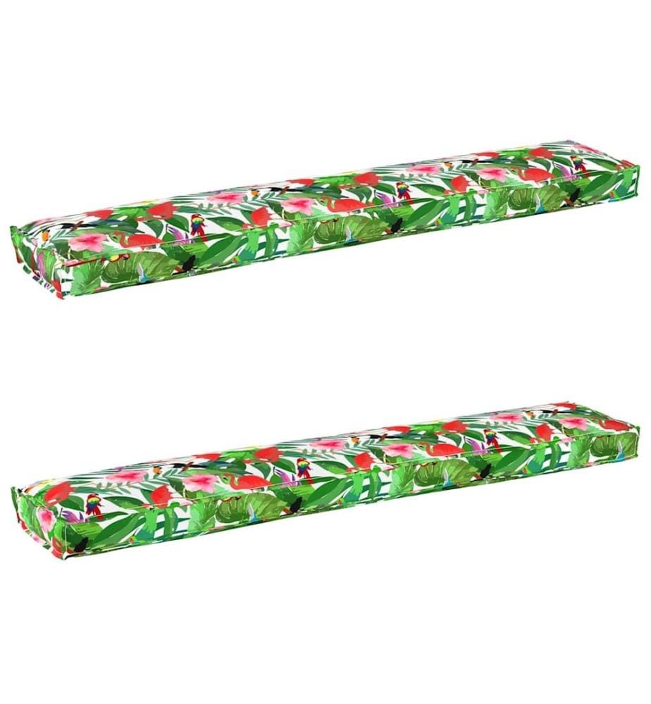 Set de coussins de palette Floral 2 pcs Jungle tropicale