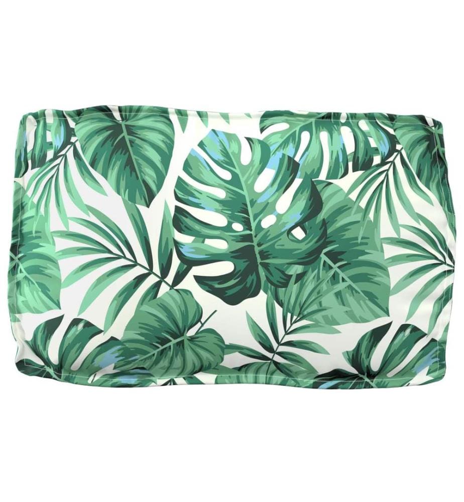 Palettenkissenset Floral 2 pcs Grünes Blattmuster Oxford-Stoff
