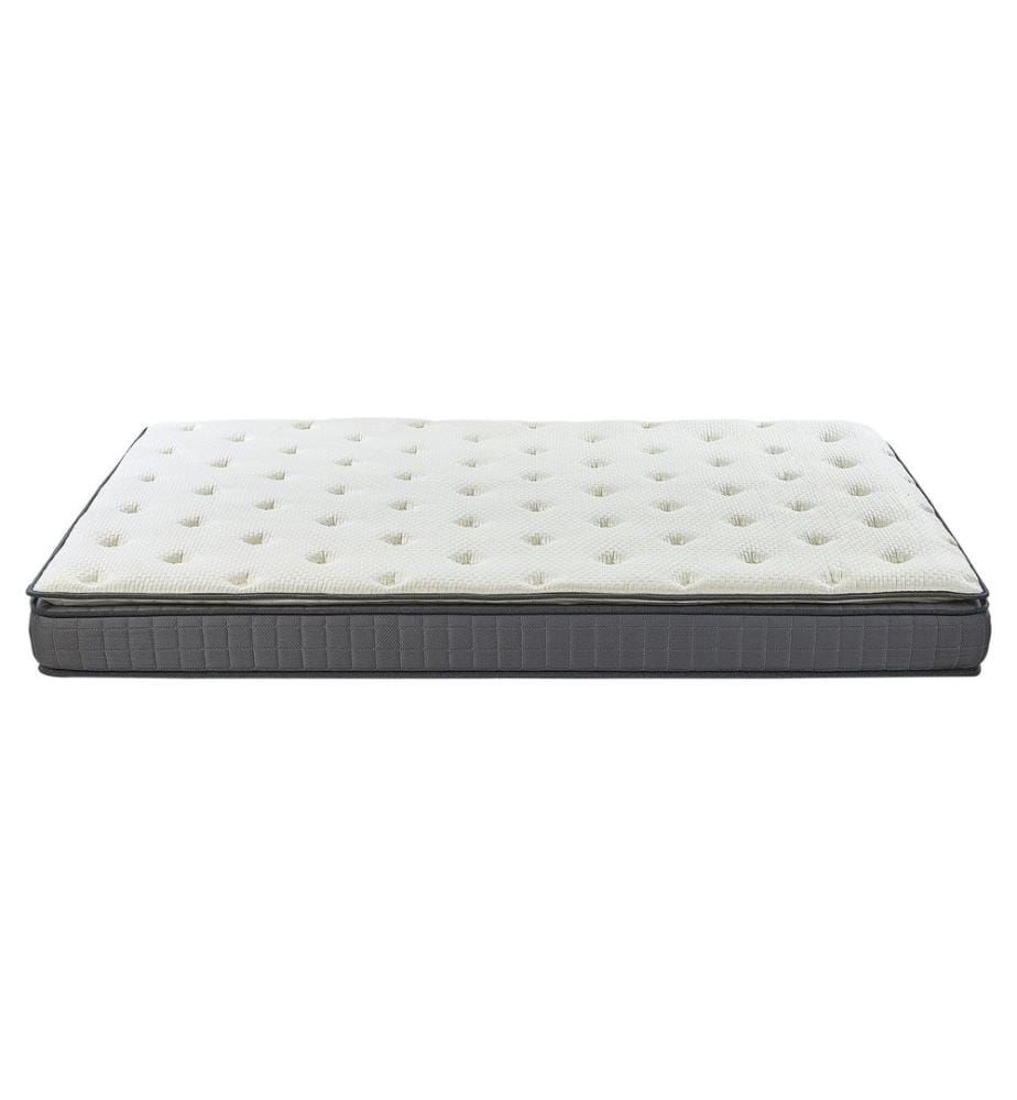 Doppelter Schaum Memory Foam Matratze 160 x 200 cm Bambusbezug Viskoelastisch Medium Härtegrad Schlafzimmer