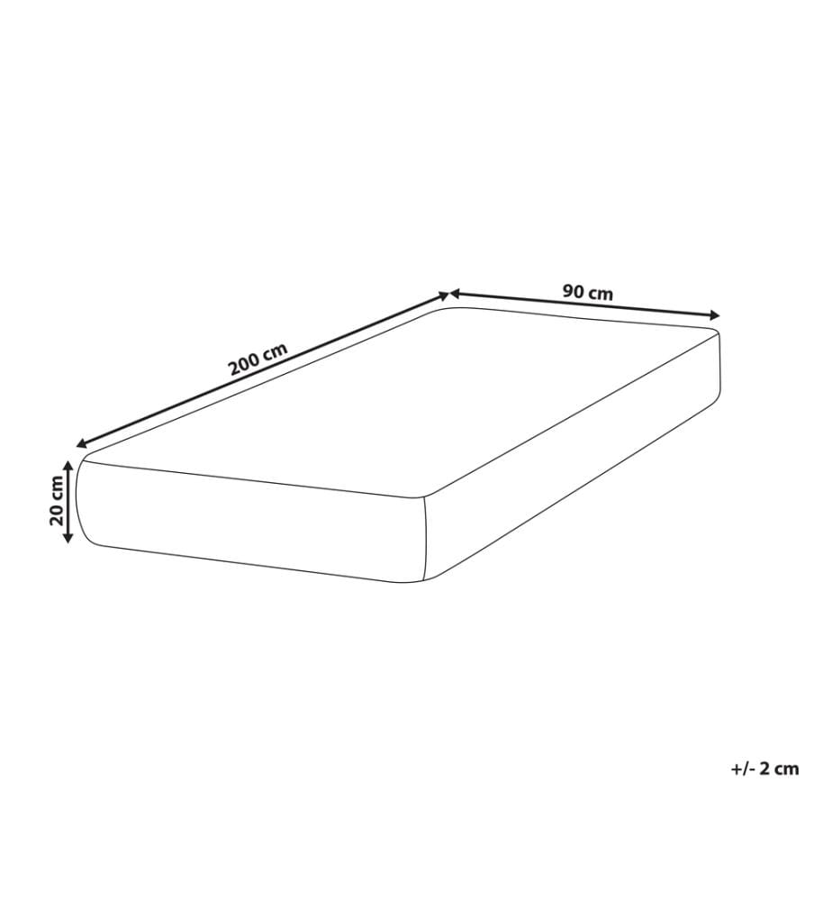 Latex-Taschenfederkernmatratze SPRINGY H2/3 Mittel 90 x 200 cm