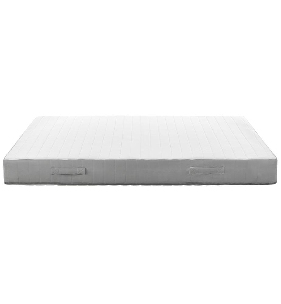 Matelas à Ressorts Ensachés avec Poignées 180 x 200 cm Ferme avec Housse Amovible Design Moderne Matelassé