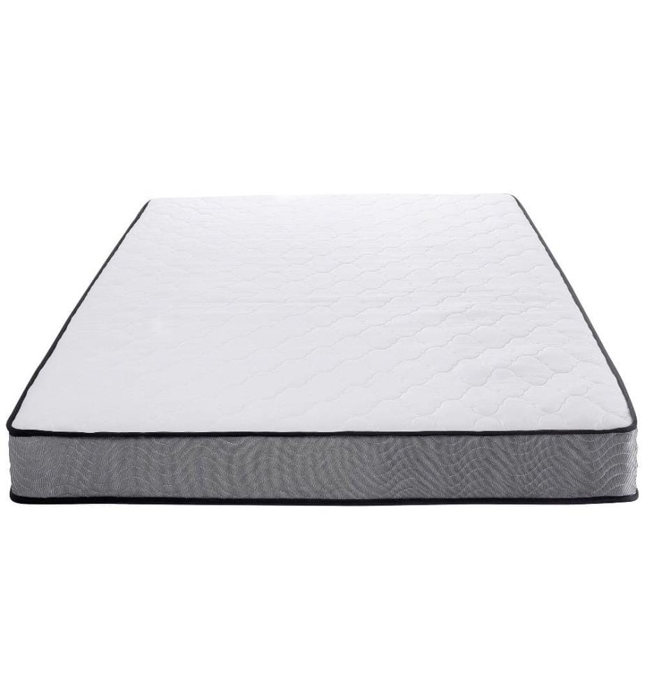 Matelas à Ressorts Ensachés Rectangulaire Blanc avec Mousse Equilibré 180 x 200 cm