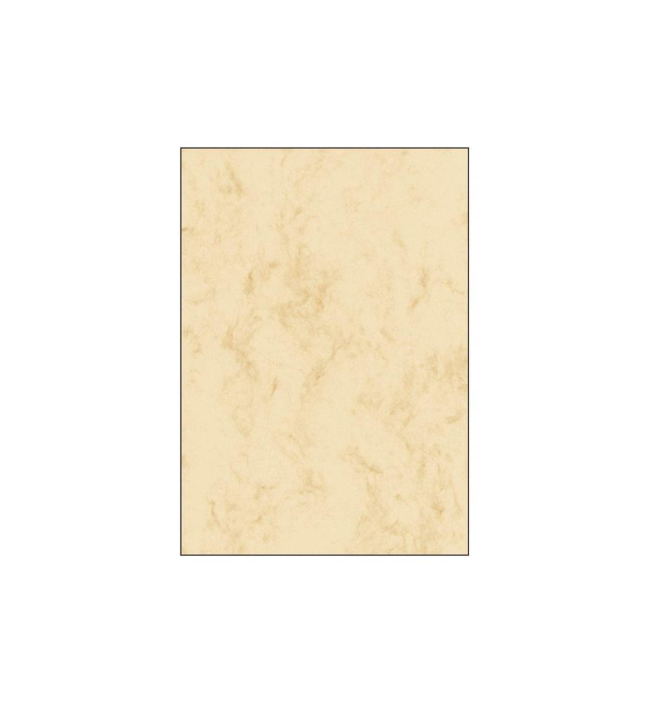 SIGEL - DP181 Papier marbré, A4, beige