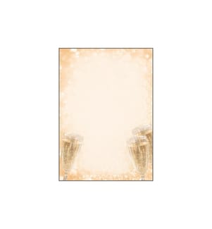 SIGEL - Papier à motif Champagne A4, 100 feuilles