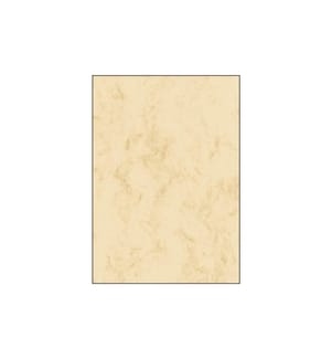 SIGEL - Papier à motif Papier marbré A4, 90 g, 100 feuilles, Beige