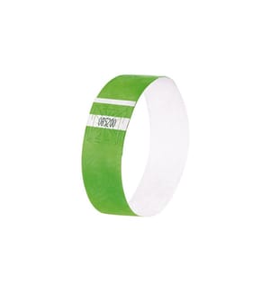SIGEL - Bracelets événementiels Super Soft 25.5 x 2.5 cm, 120 feuilles, vert fluo
