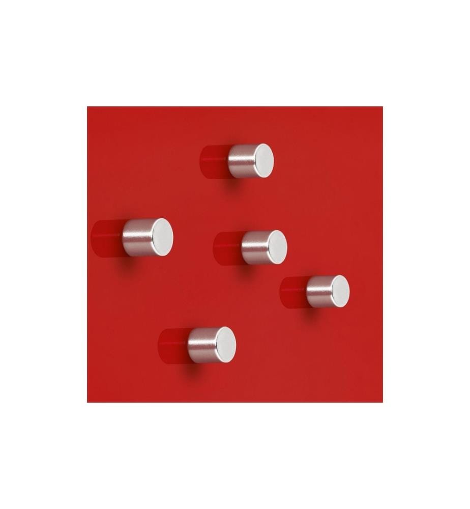 SIGEL - Plaque magnétique Strong Ø 10 x 10 mm, 5 pièces