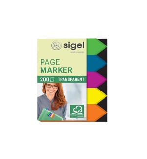 SIGEL - Marque-page Flèche 200 pièces, multifibres