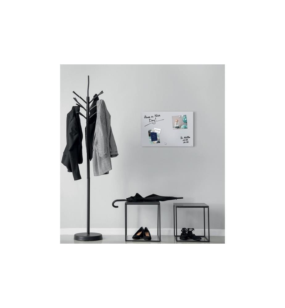 SIGEL - Glassboard magnetisch 600x400 Pastellfarbig Hellgrau