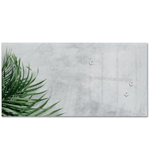 SIGEL - Tableau en verre magnétique 910x460, Botanic, Vert