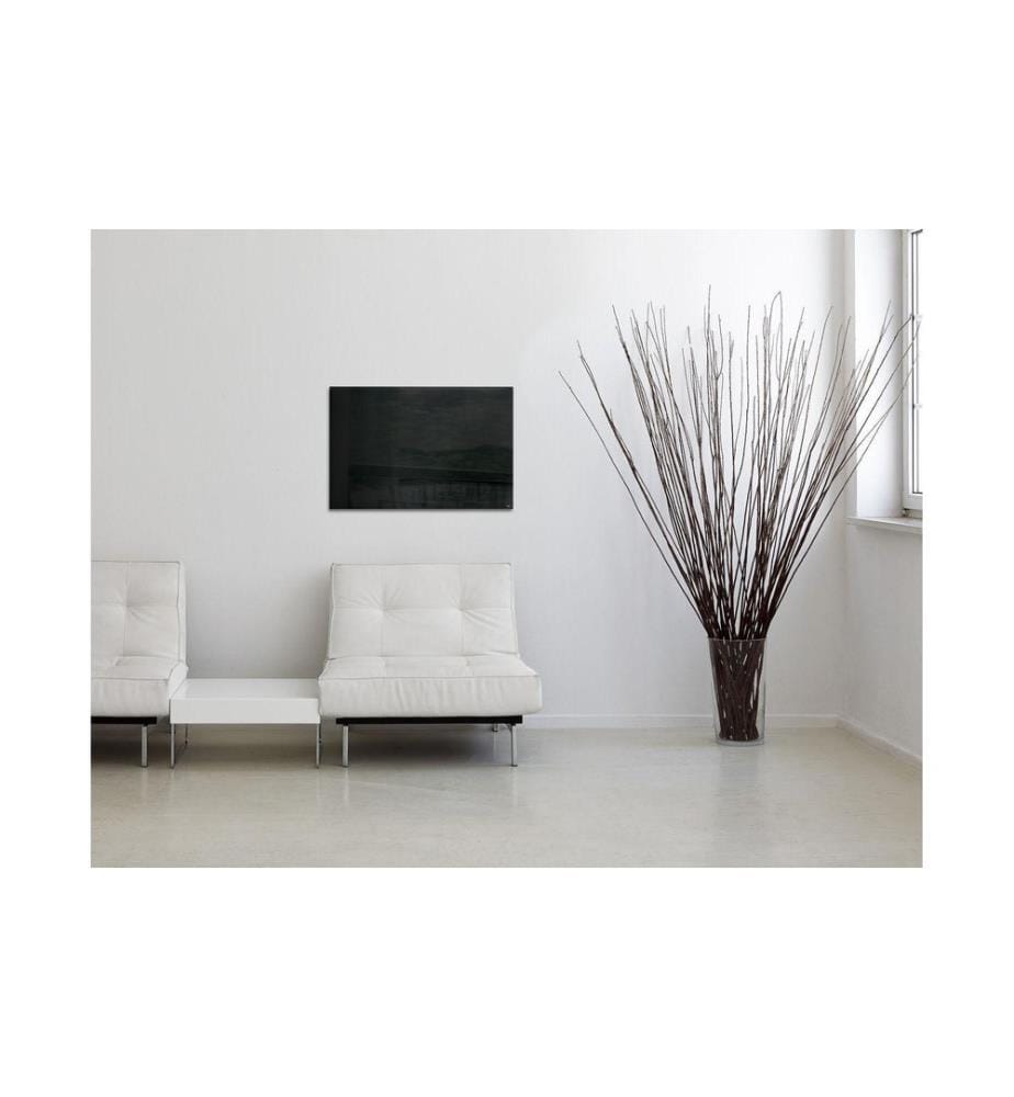 SIGEL - Tableau en verre magnétique Artverum 40 cm x 60 cm, Noir