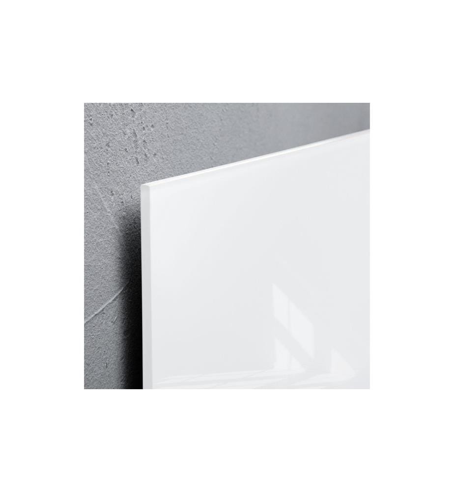 SIGEL - Tableau en verre magnétique Artverum 48 cm x 48 cm, Blanc