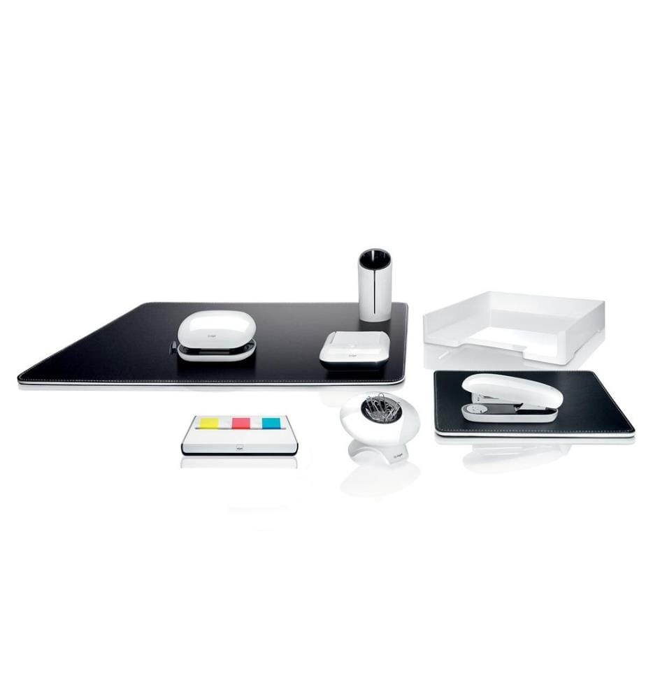 SIGEL - Büroklammerspender Eyestyle Weiss/Schwarz