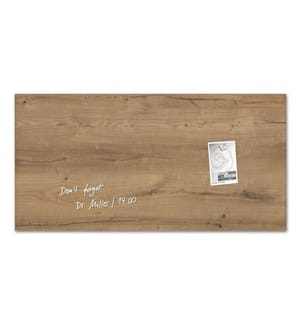 SIGEL - Tableau en verre magnétique Artverum 46 cm x 91 cm, Beige
