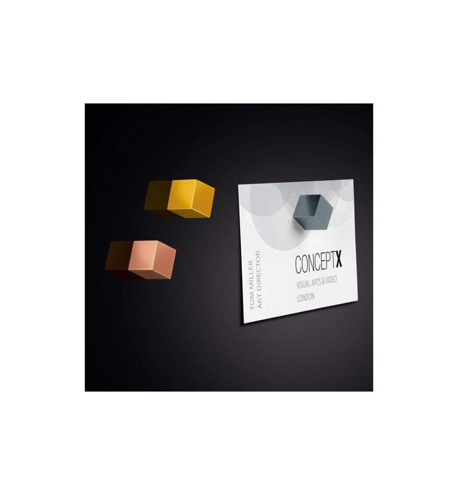 SIGEL - Aimant SuperDym 3 x 11 mm Gold; Silver; Copper. 3 pièces