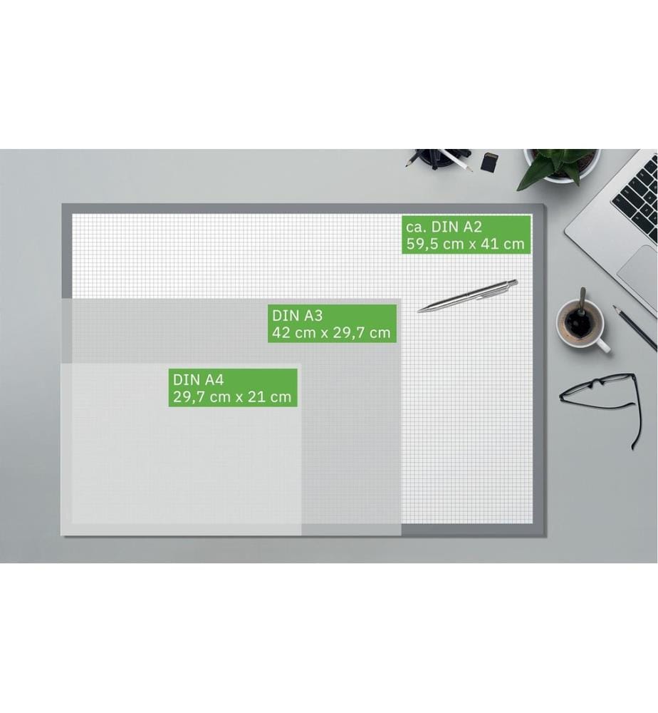 SIGEL - Sous-main Harmony, 410 x 595 mm avec calendrier et planificateur