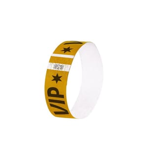SIGEL - Bracelets événementiels VIP 25.5 x 2.5 cm  doré