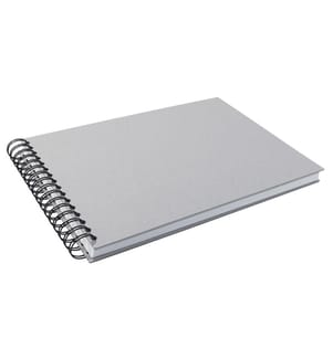 SIGEL - Carnet de notes A4, Différentes linéatures, Gris