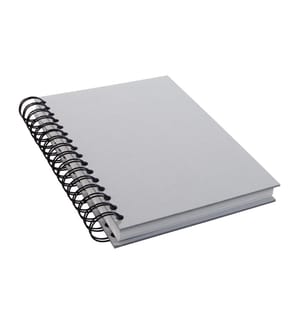SIGEL - Carnet de notes A5, Différentes linéatures, Gris