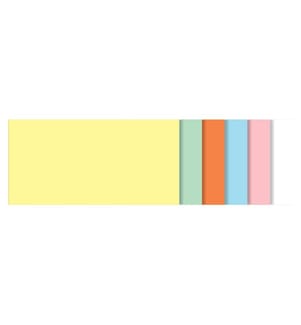 SIGEL - Cartes de présentation 10 x 20 cm 250 pièces, multicolore