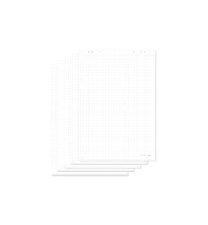 SIGEL - Marqueurs pour tableau de conférence 68 x 98 cm 5 blocs de 20 feuilles