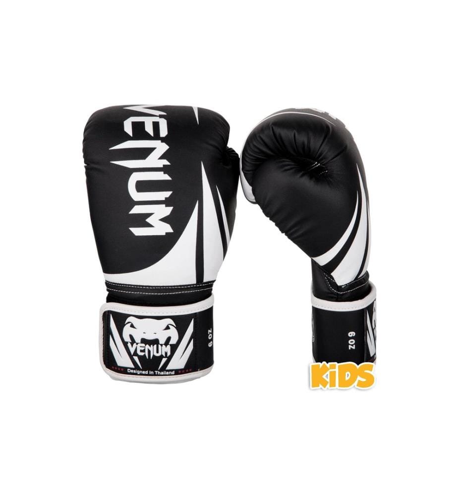 Venum - Challenger 2.0 Kids Boxing Gloves 6 oz, noir/blanc