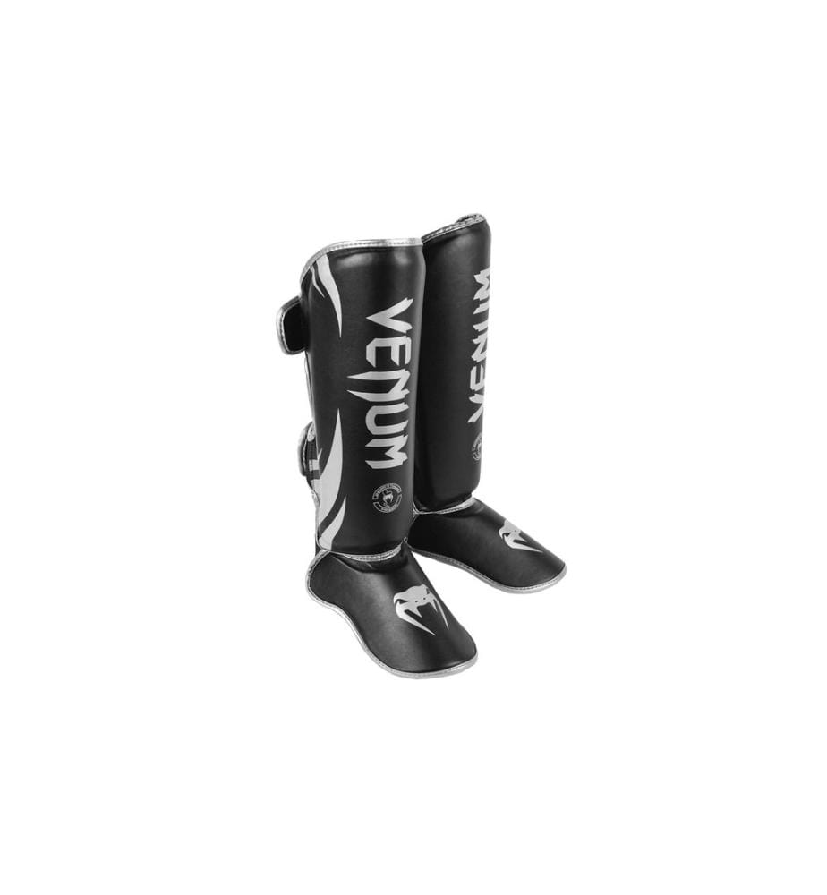 Venum - Challenger Standup Shin Guards Schwarz/Silber, L