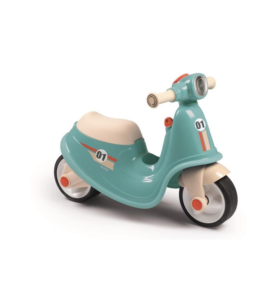 SMOBY - Véhicule sans pédales Scooter Ride-On Blue