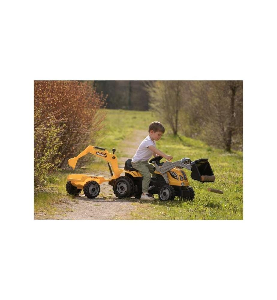 SMOBY - Traktor Builder Max mit Anhänger
