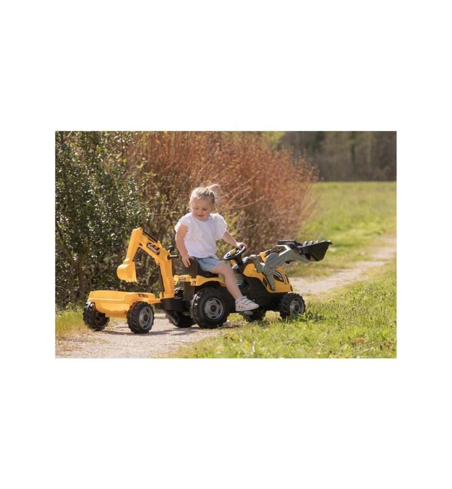 SMOBY - Traktor Builder Max mit Anhänger