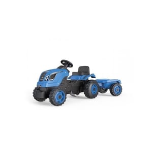 SMOBY - Tracteur Farmer XL avec remorque Bleu