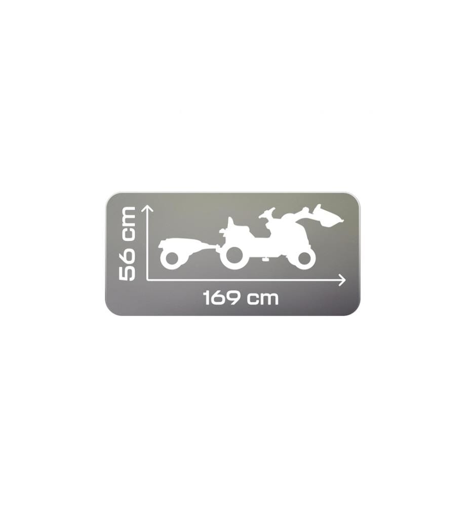 SMOBY - Tracteur Farmer Max avec remorque