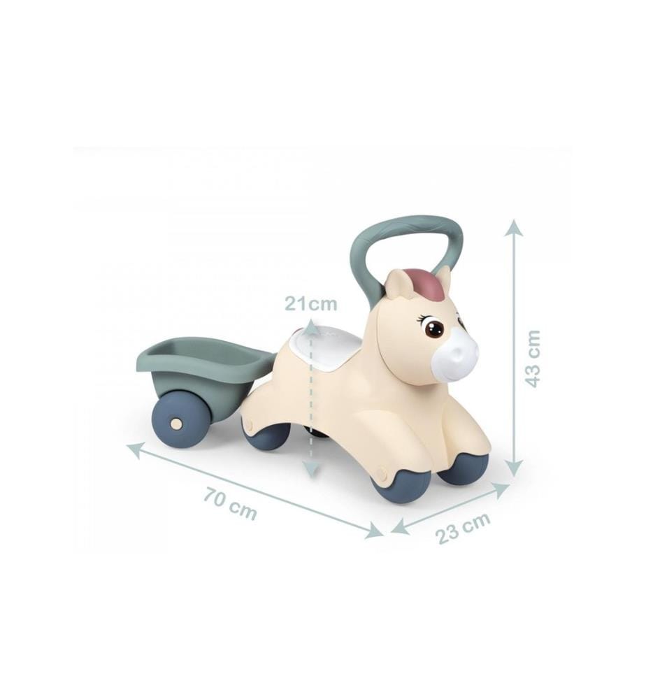 SMOBY - Véhicule à pédales Baby-Pony